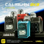 Uwell Caliburn咖哩棒 GK3 主機/空煙彈套裝 ｜25W 智慧調壓 · 900mAh 數位屏（原廠正品）：圖片 2