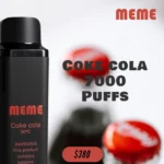 MEME 7000口拋棄式電子煙（韓國爆款）｜16種口味・Mesh網芯穩定輸出・油電雙顯：圖片 4