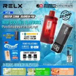 RELX  Creator 22000 口拋棄式電子煙 ｜悅刻積木主機/煙彈・智能顯示・台灣現貨：圖片 5